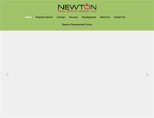 Tablet Screenshot of newtonrealestatefl.com